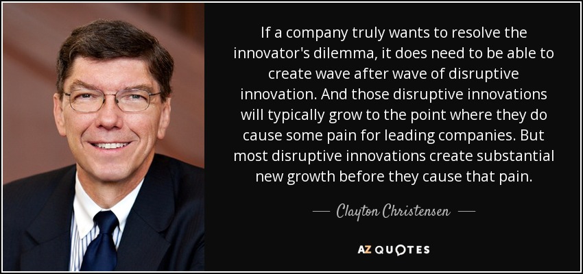 The Innovator's Dillemma by Clayton Christensen