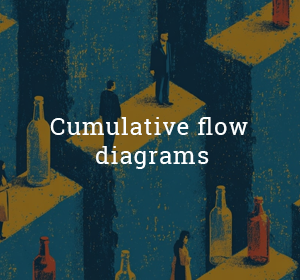 Cumulative flow diagrams