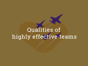 Qualities of highly effective teams