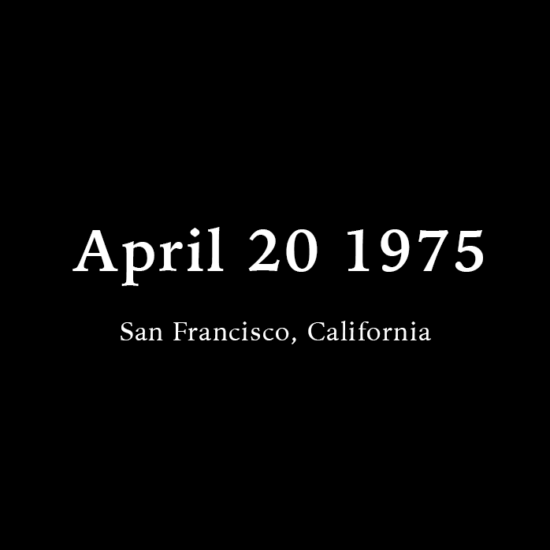 April 20 1975 San Francisco